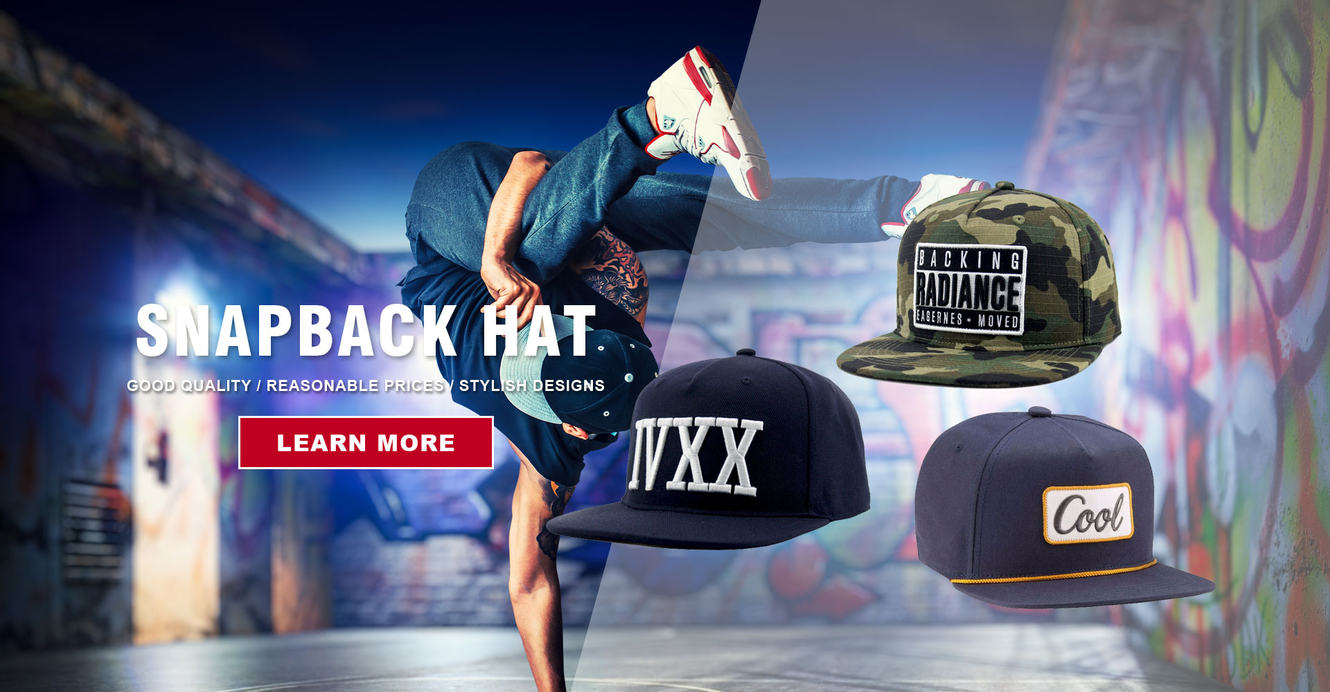 Sombrero de snapback de moda