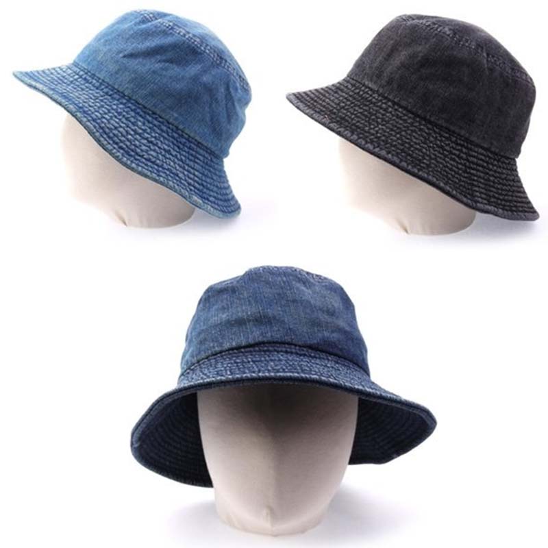 Sombrero de cubo de mezclilla
