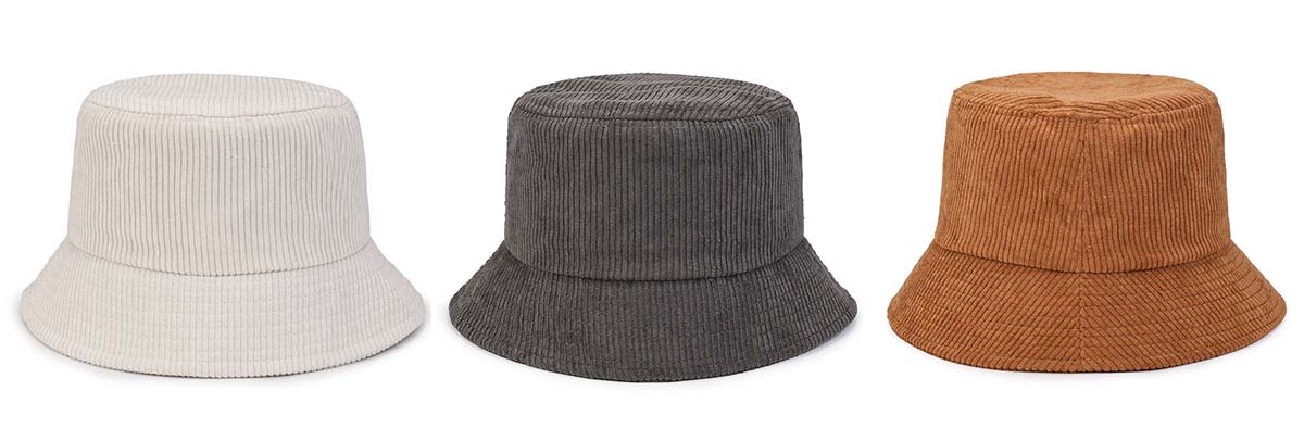 corduroy bucket hat