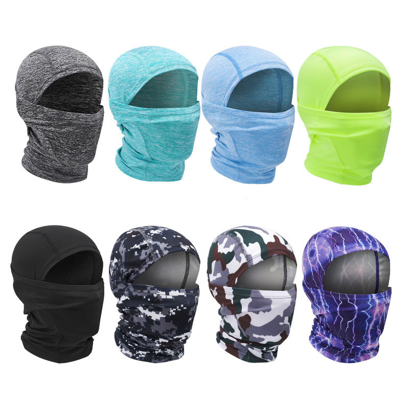 Máscara facial de diseño multicolor