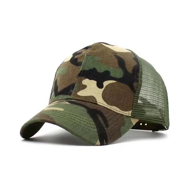Camuflaje de sombrero de camionero